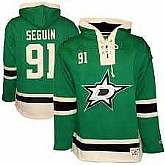 Dallas Stars #91 Tyler Seguin Green All Stitched Hooded Sweatshirt,baseball caps,new era cap wholesale,wholesale hats